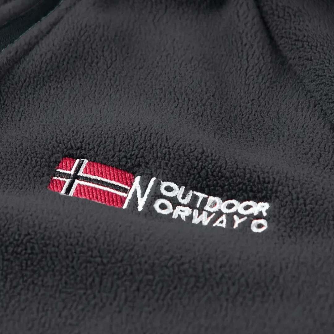 Men’s Quarter-Zip Fleece Pullover – Lightweight Hiking & Camping Mid-Layer