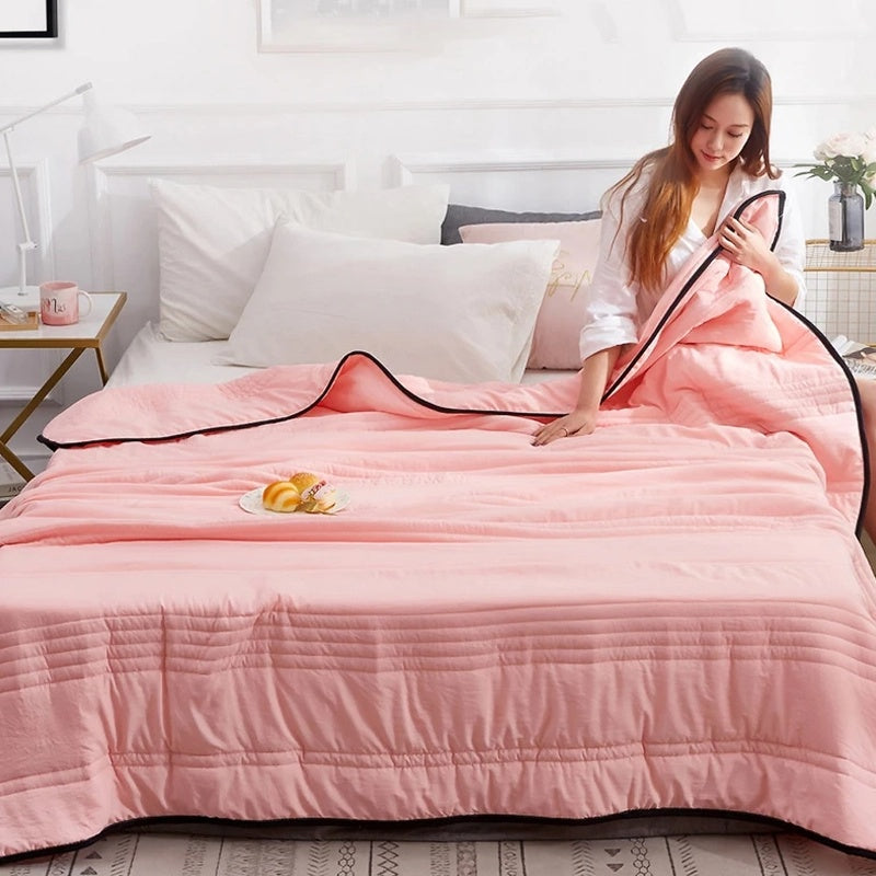 Plaid EverChill rafraîchissant pour dormeurs chauds - Tissu doux glace
