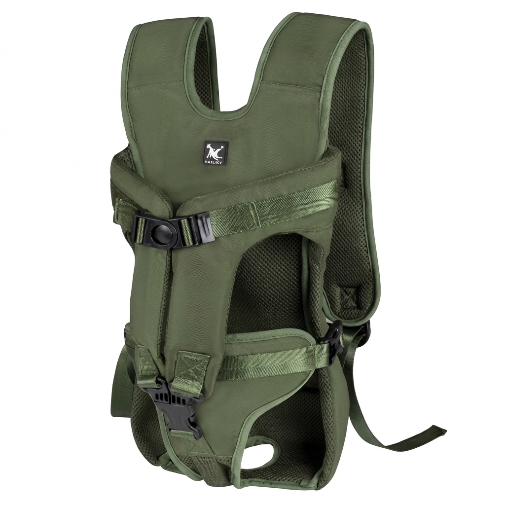 Atmungsaktiver Hunderucksack mit verstellbaren Trägern