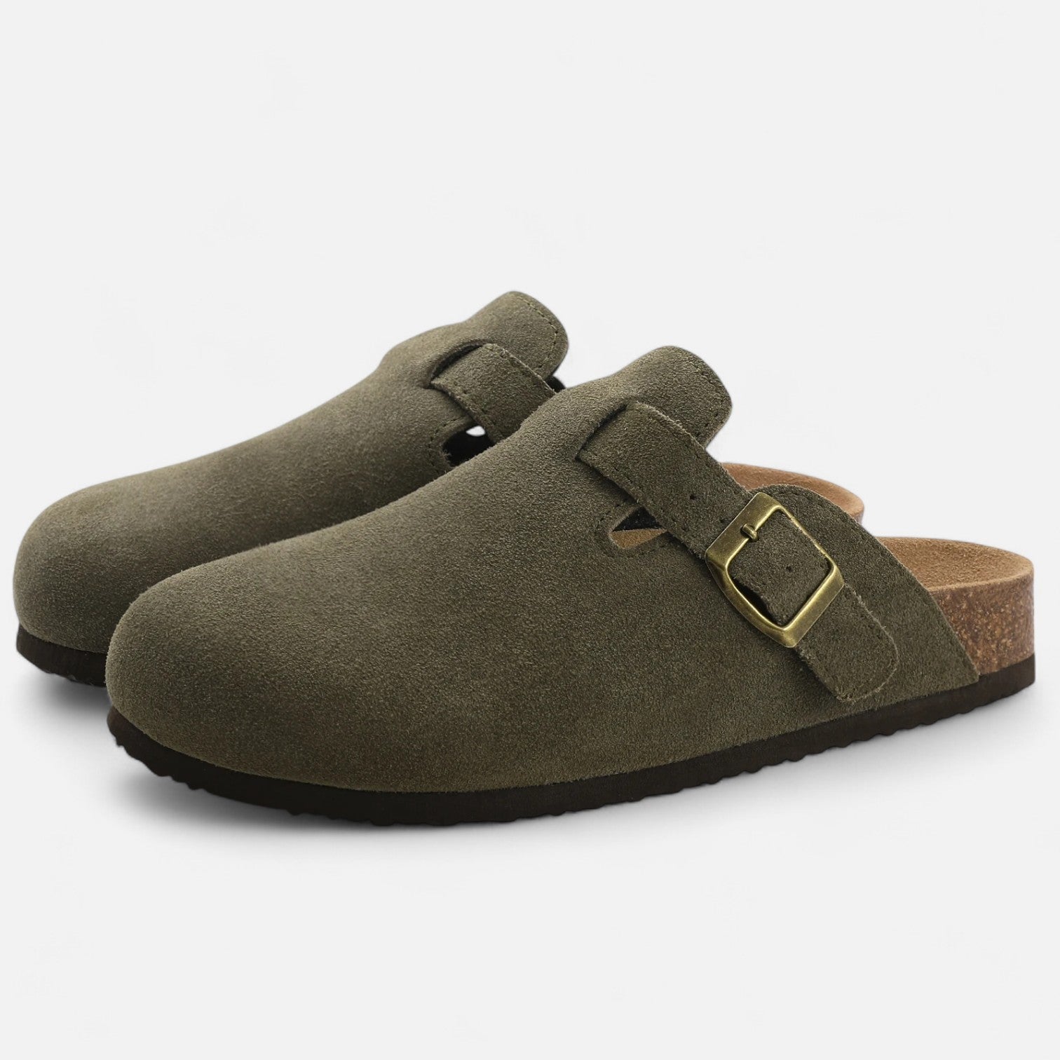 Home Men’s Walking Everyday Suede Mules Sculpted Clog