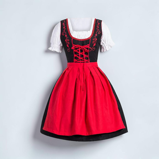 Robe bavaroise traditionnelle pour femmes avec broderies