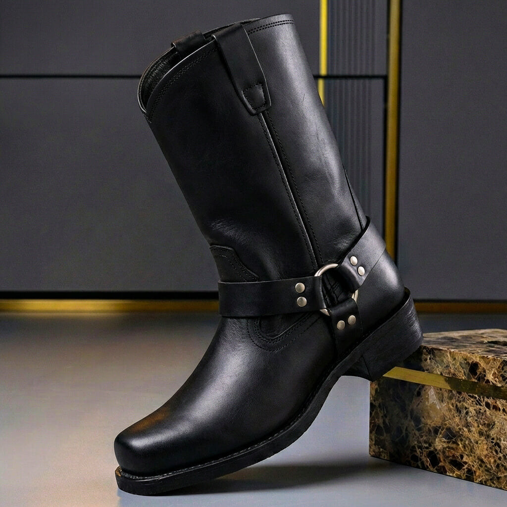| Varello Men’s Vintage Leather Boots