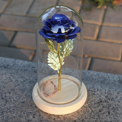 Eternal Rose Enclosed Flower Glass Refined Gift