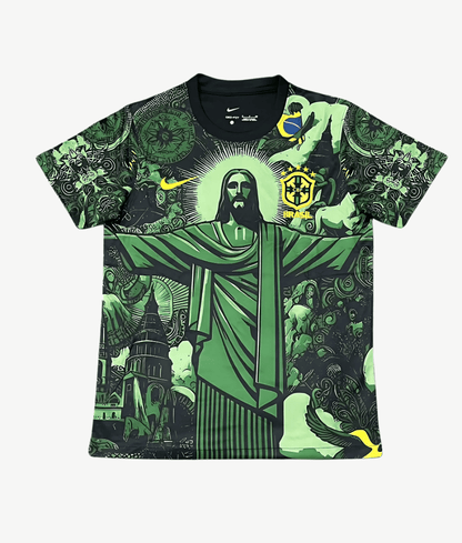 Brasilien Trikot 2024/25 Christ The Redeemer Grün Special Edition