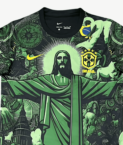 Brasilien Trikot 2024/25 Christ The Redeemer Grün Special Edition