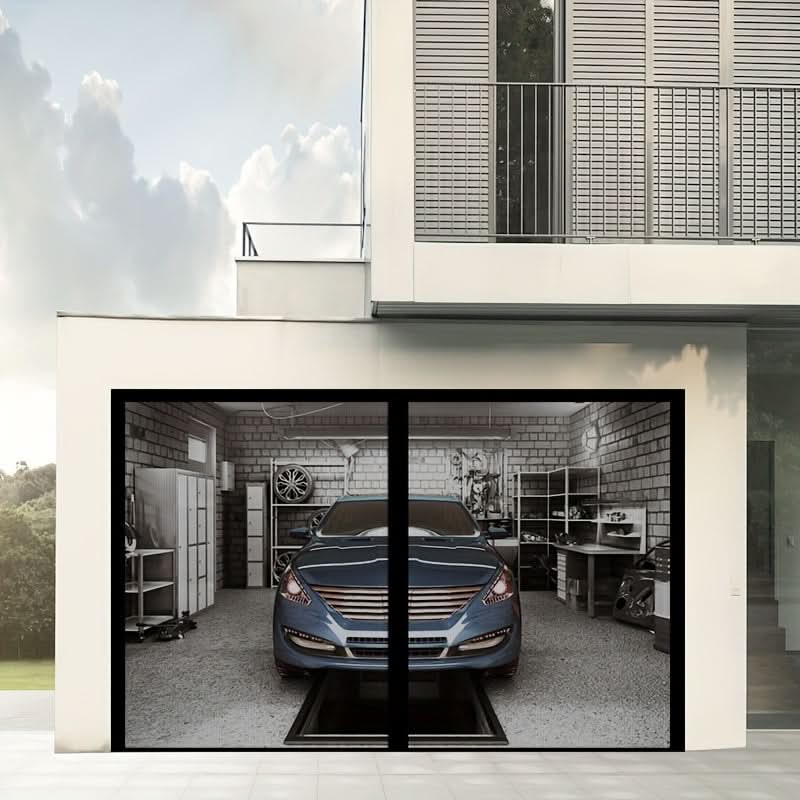 Magnetic Mesh Door Curtain – MeshShield Hands-Free Insect Screen