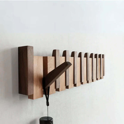 Piano Wall Coat Rack | Solid Wood Design