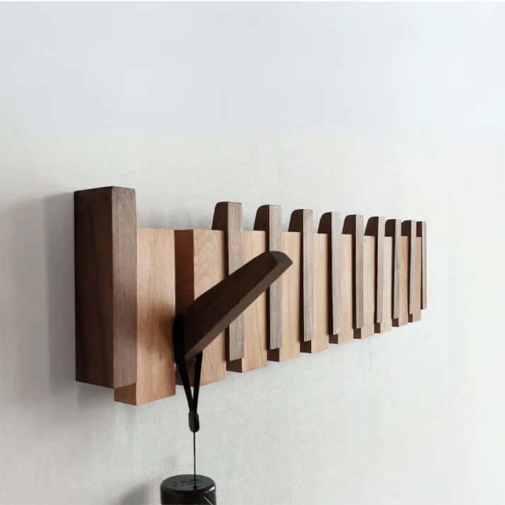 Piano Wall Coat Rack | Solid Wood Design