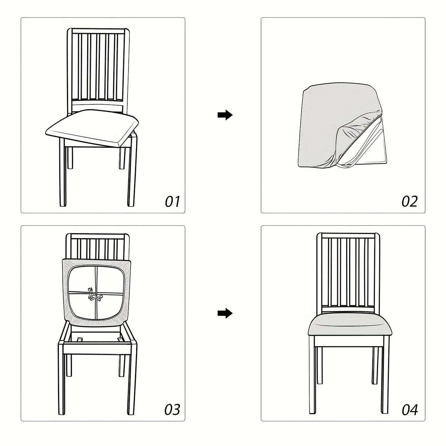 Stretch Dining Chair Covers – CoverFlow Furniture Protectors