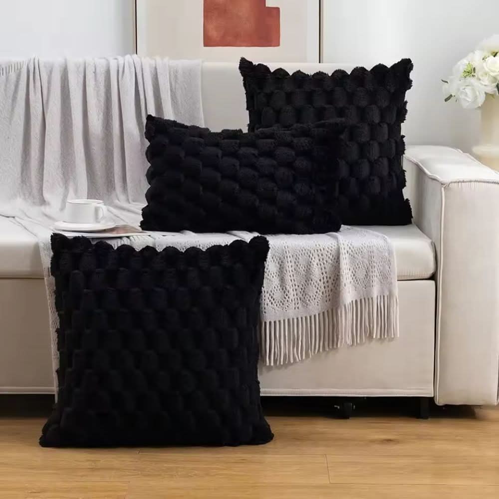Textured Cushion Cover | Gentle 3D Cotton Blend