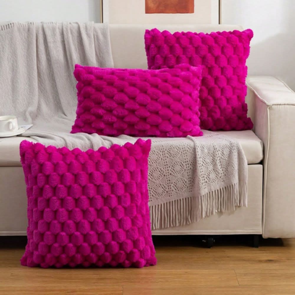 Textured Cushion Cover | Gentle 3D Cotton Blend