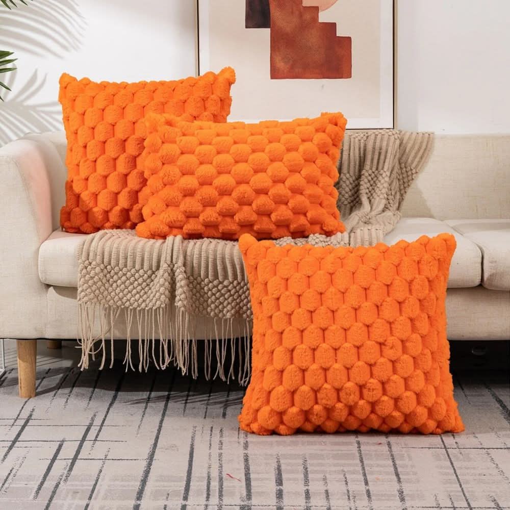 Textured Cushion Cover | Gentle 3D Cotton Blend