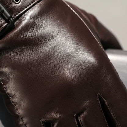 | Aster Men’s Italian Leather Gloves