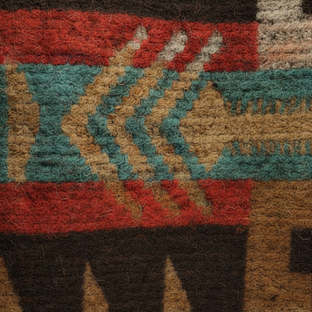 Crello | Men’s Patterned Wool Coat