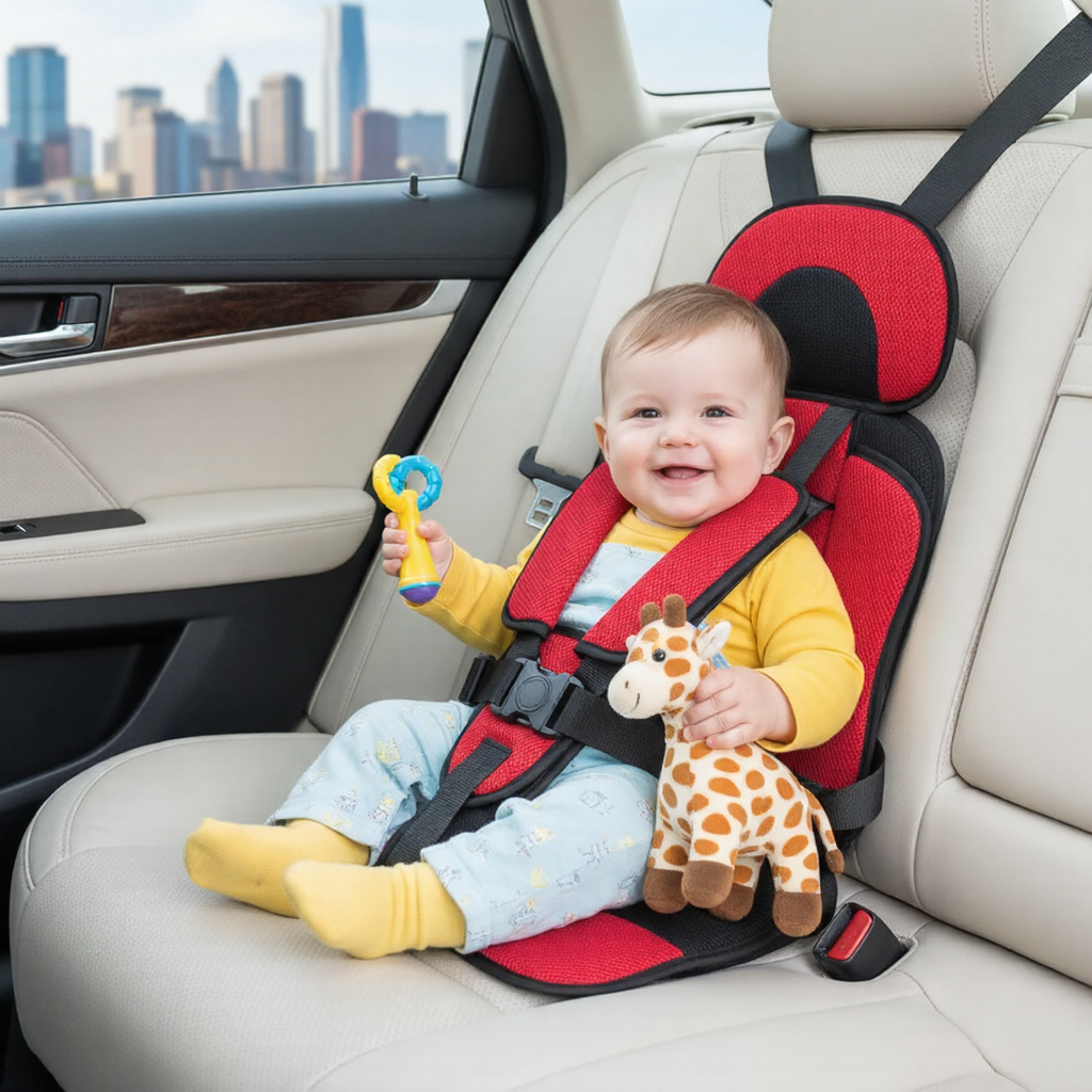 Car Seat Travel Harness Travel-Friendly Child Safety Seat Pad
