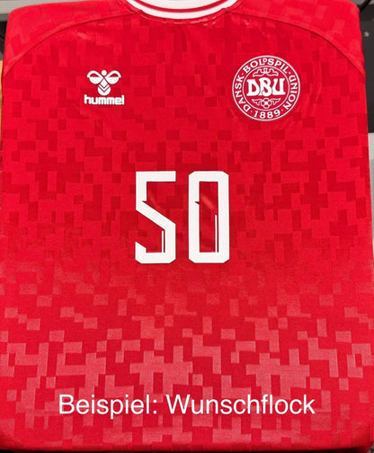 DBU DENMARK Home Jersey Men's EURO 2024