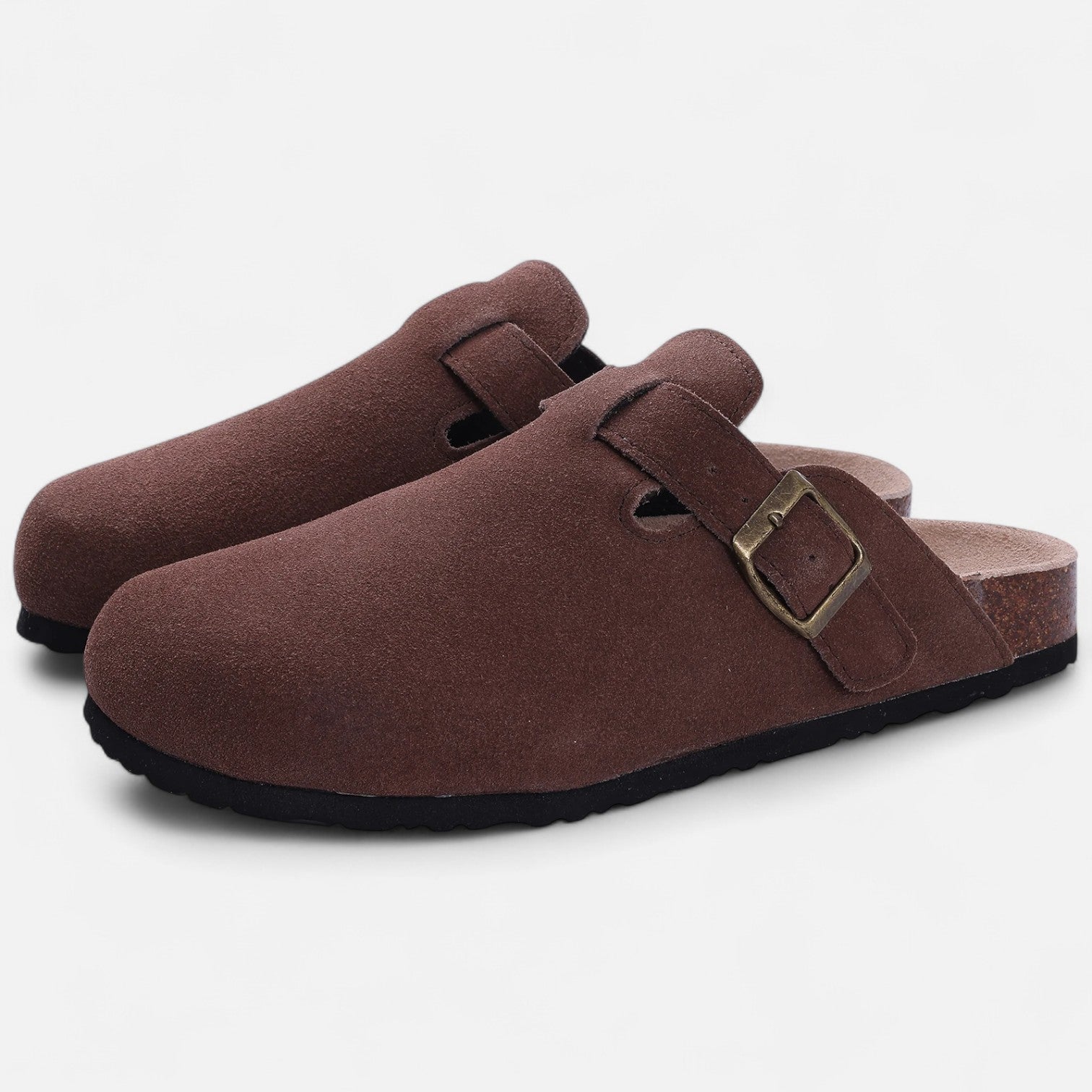 Home Men’s Walking Everyday Suede Mules Sculpted Clog