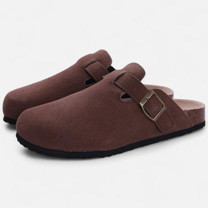 Home Men’s Walking Everyday Suede Mules Sculpted Clog