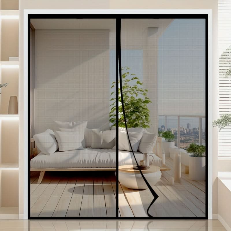 Magnetic Mesh Door Curtain – MeshShield Hands-Free Insect Screen