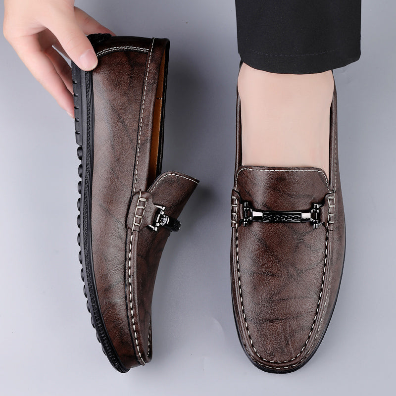 | Sebastian Men’s Genuine Cowhide Leather Loafers
