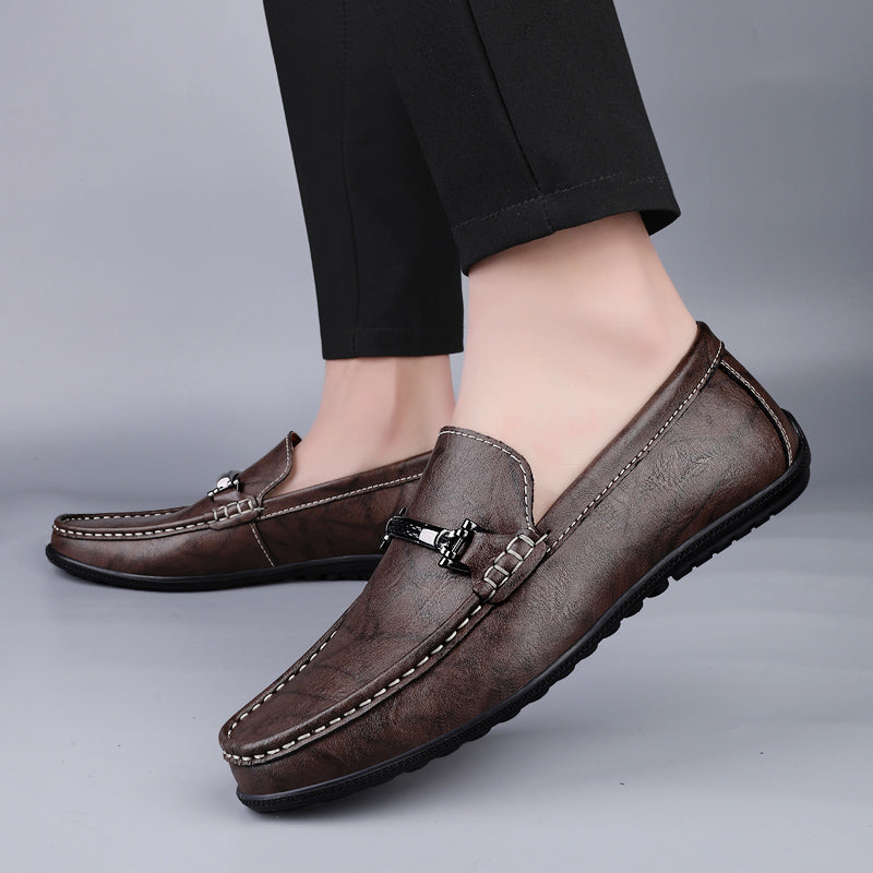 | Sebastian Men’s Genuine Cowhide Leather Loafers