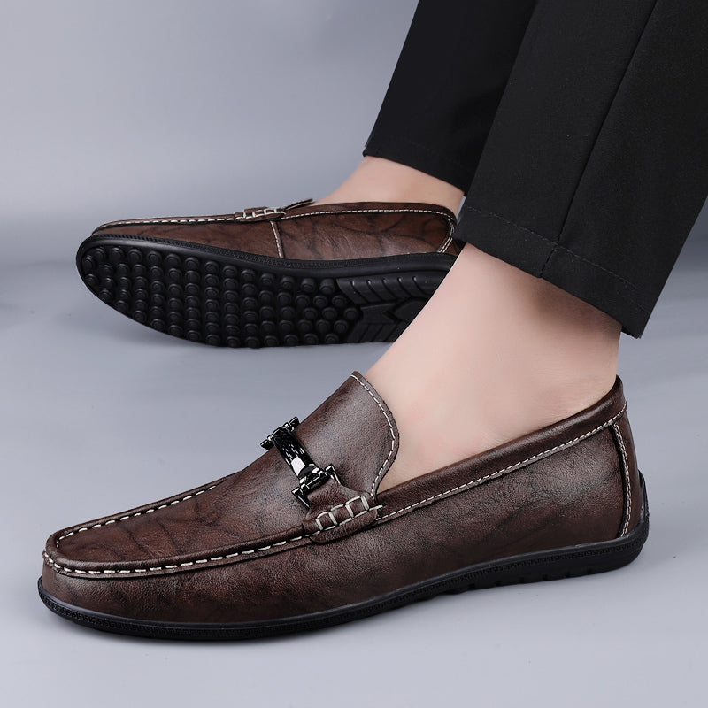 | Sebastian Men’s Genuine Cowhide Leather Loafers