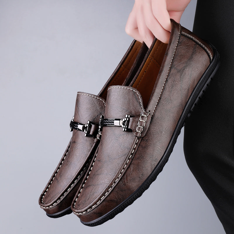 | Sebastian Men’s Genuine Cowhide Leather Loafers