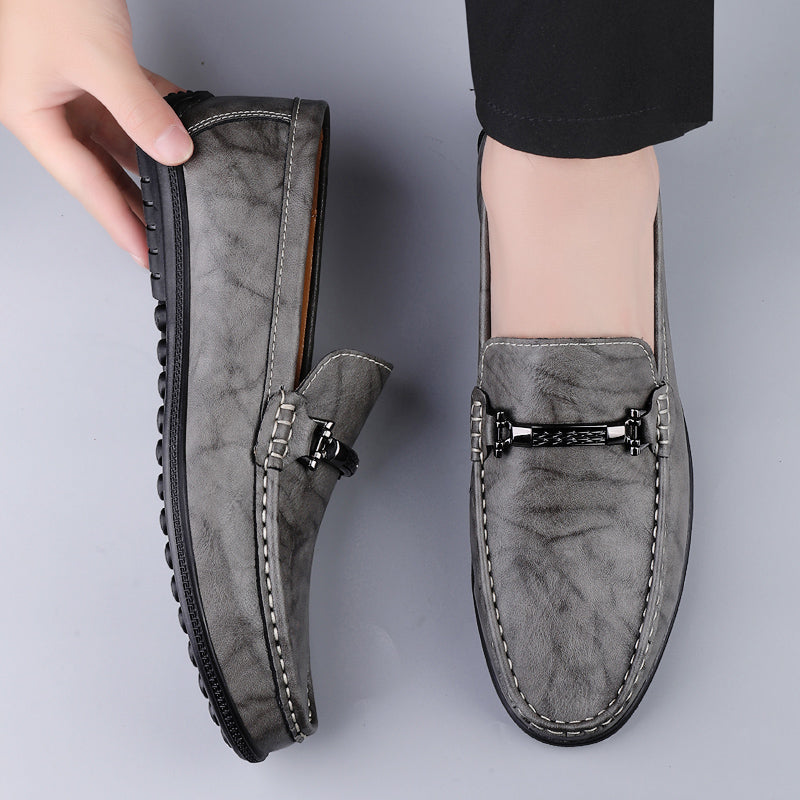 | Sebastian Men’s Genuine Cowhide Leather Loafers
