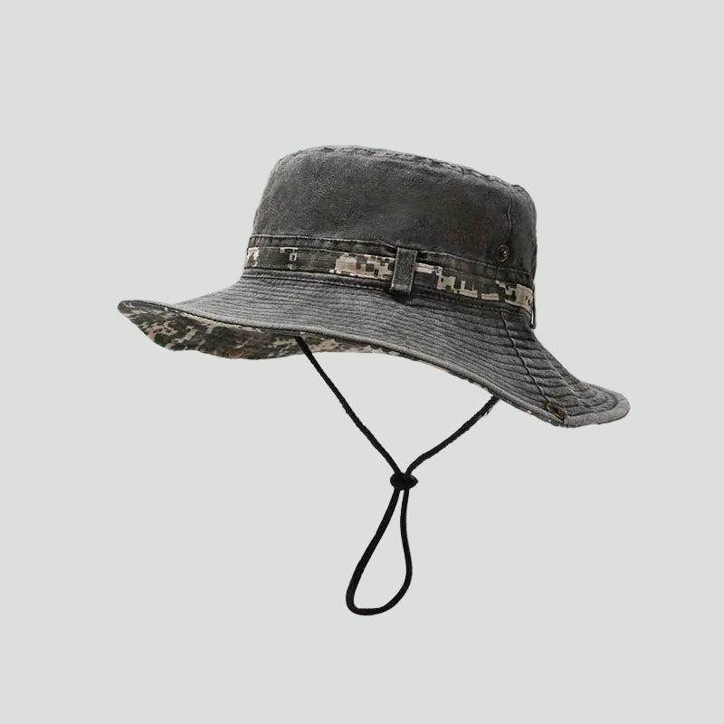 Men’s Boonie Hat – Packable Wide-Brim Sun Hat for Hiking & Fishing