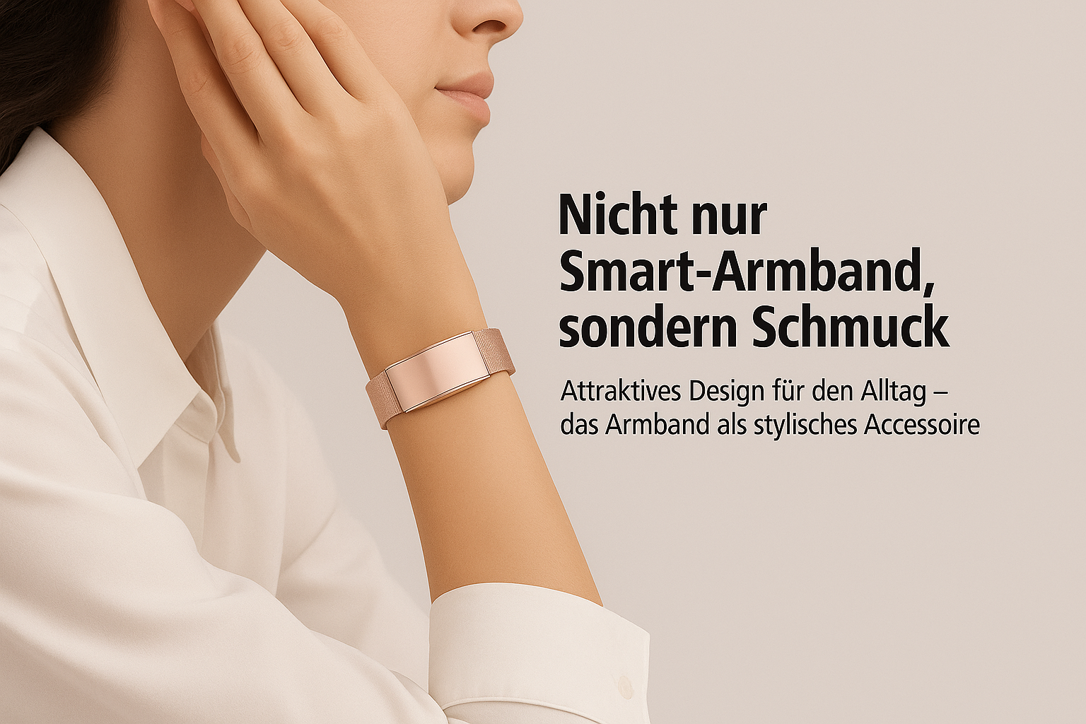 Slimme fitness- en slaaptrackerband - polsband voor activiteits- en welzijnsmonitoring