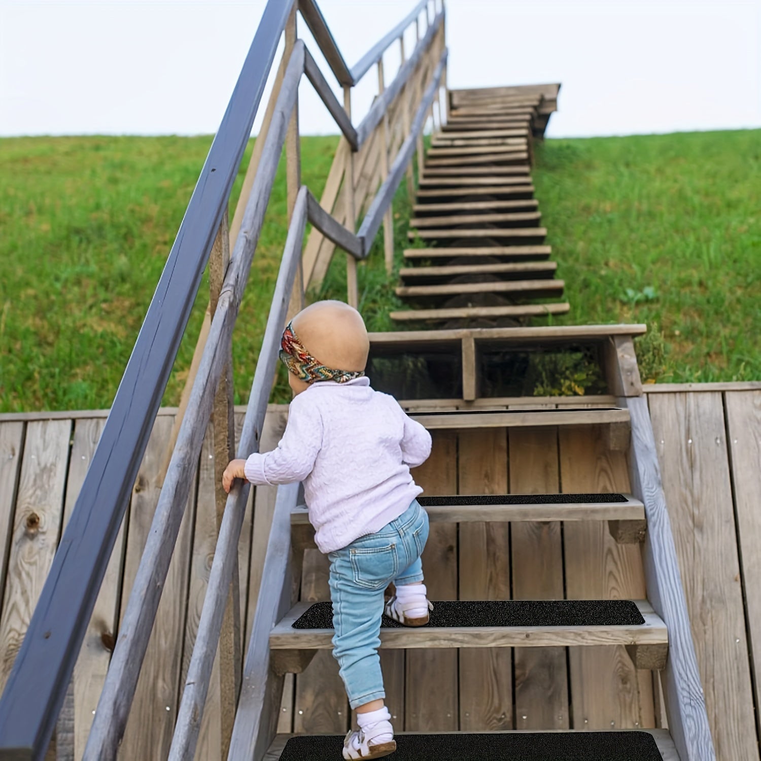 Anti-Slip Stair Tread Strips (10-Pack)