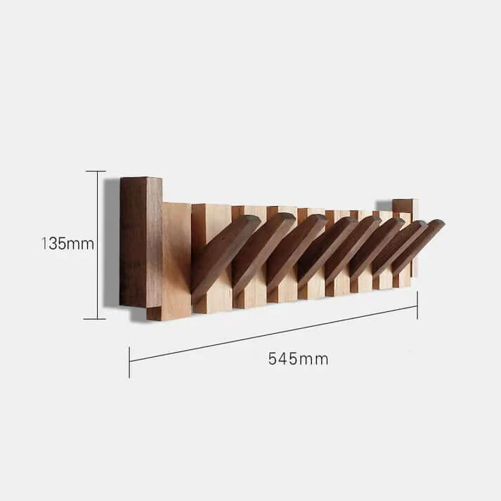 Piano Wall Coat Rack | Solid Wood Design