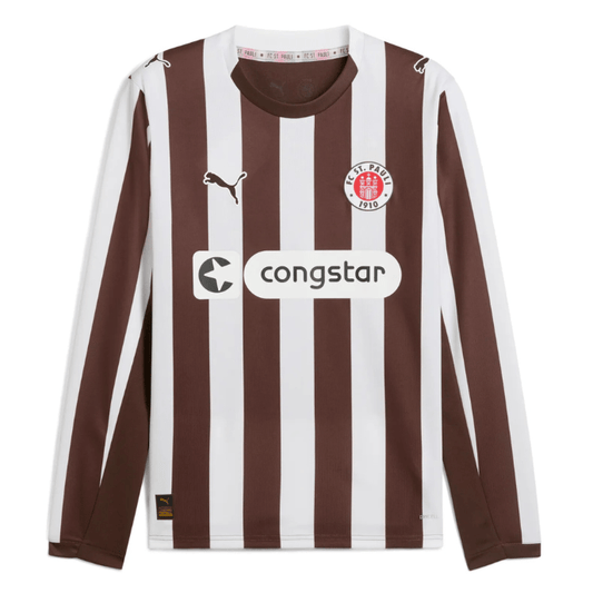 FCSP FC ST. PAULI Home Jersey Men's Long Sleeve 25 / 26