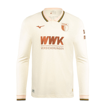 FCA FC AUGSBURG FUGGERSTADT Men's Long Sleeve Jersey Cream 25 / 26