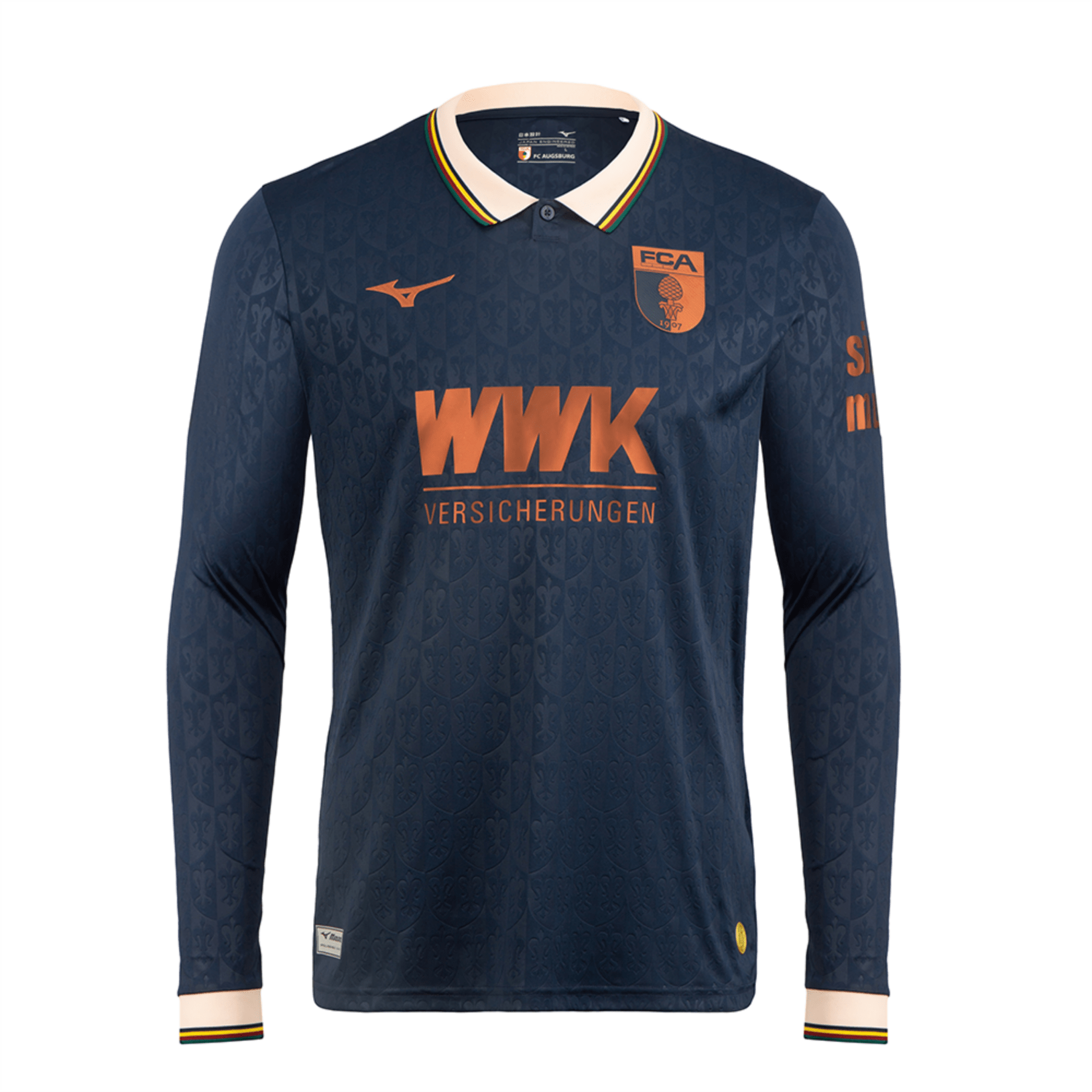 Maillot Manches Longues FCA FC AUGSBURG FUGGERSTADT Bleu Foncé Homme 25 / 26