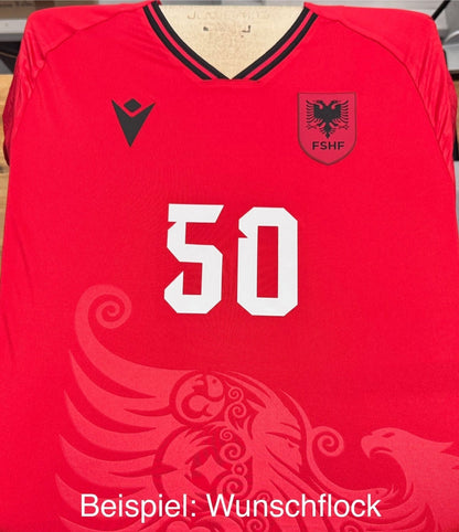 FSHF ALBANIA Home Jersey Men's 25 / 26
