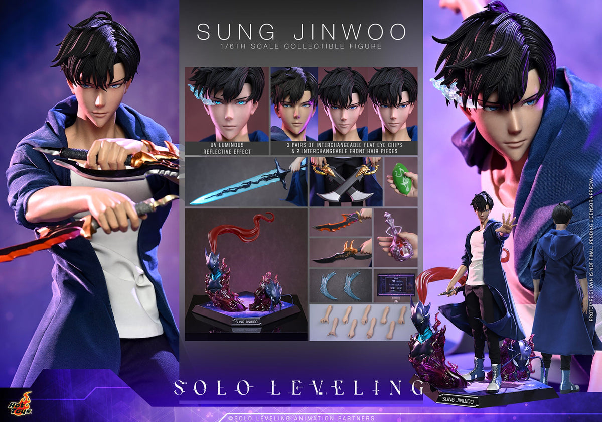 Sung Jinwoo (Solo Leveling) Figurine articulée à l’échelle 1/6 - Hot Toys
