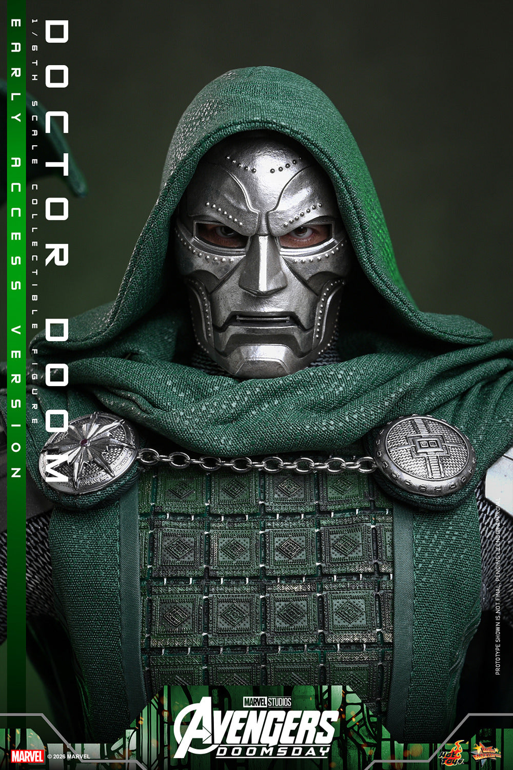 Doctor Doom (Avengers: Doomsday) Actionfigur im Maßstab 1/6 - Hot Toys