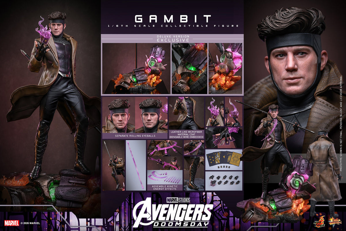 Gambit (Avengers: Doomsday - Deluxe-Version) 1/6-Skala-Actionfigur - Hot Toys