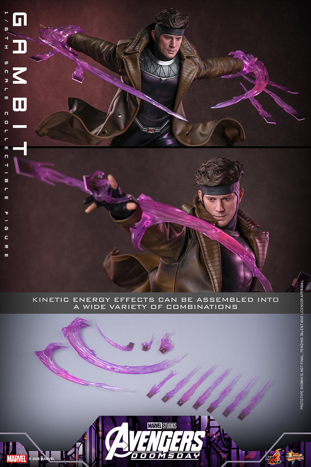 Gambit (Avengers: Doomsday) 1/6 Scale Action Figure - Hot Toys