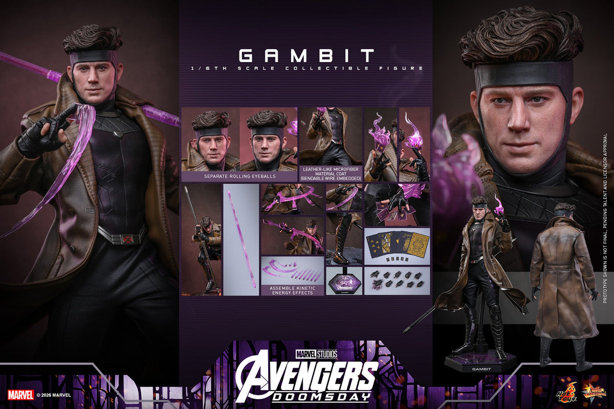 Gambit (Avengers: Doomsday) 1/6 Scale Action Figure - Hot Toys