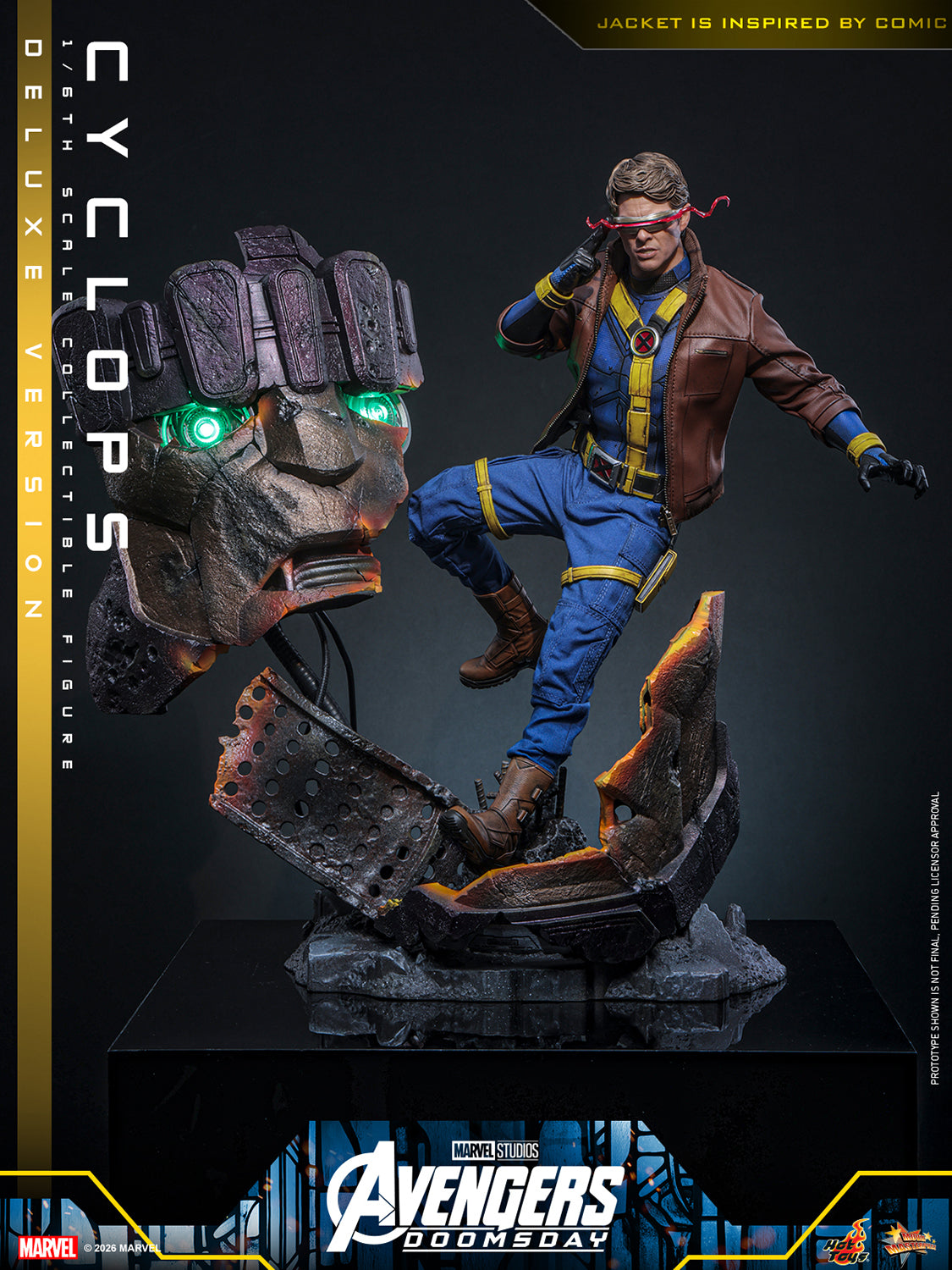 Cyclops (Avengers: Doomsday - Deluxe Version) actiefiguur op schaal 1/6 - Hot Toys