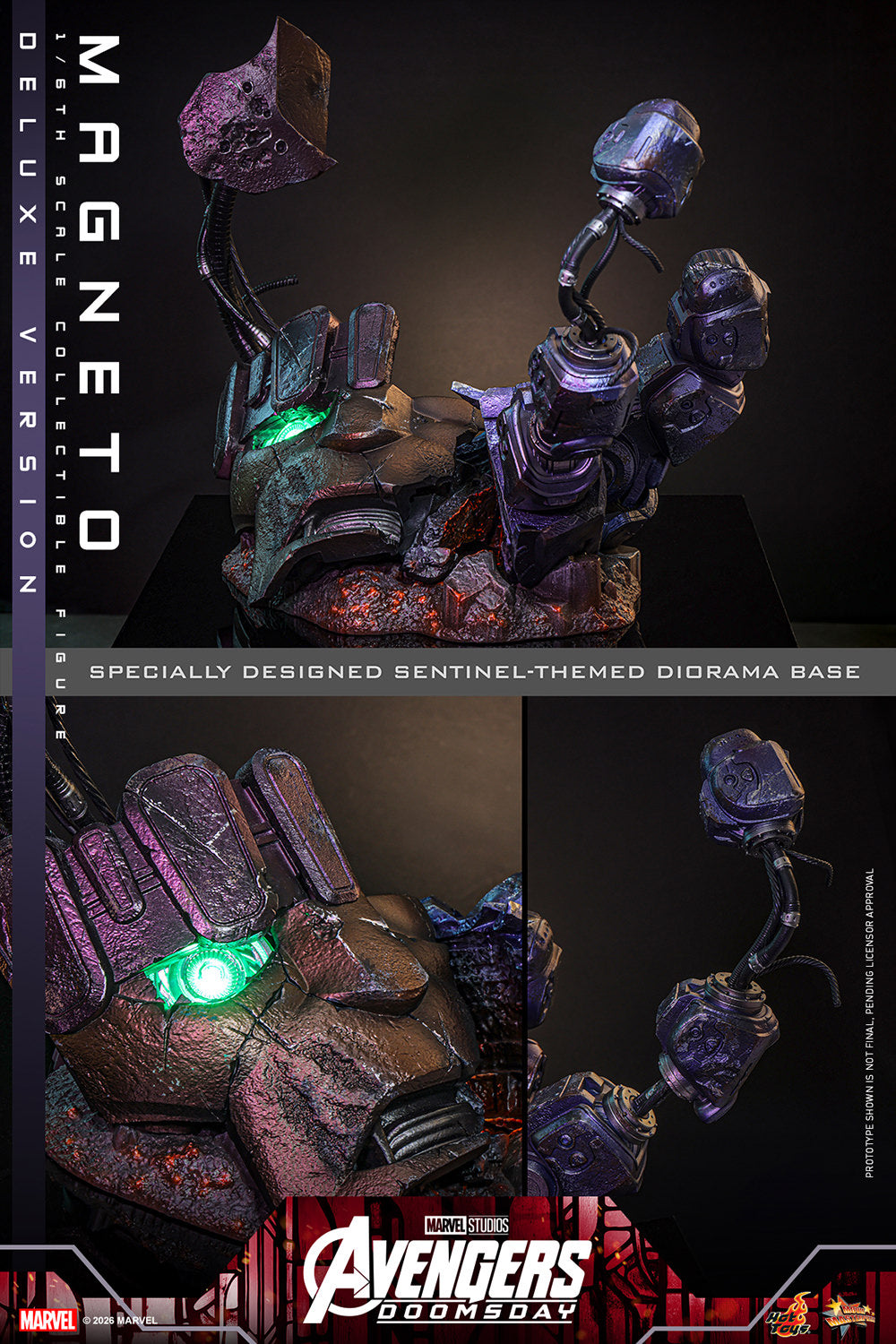 Magneto (Avengers: Doomsday - Deluxe Version) 1/6 Scale Action Figure - Hot Toys