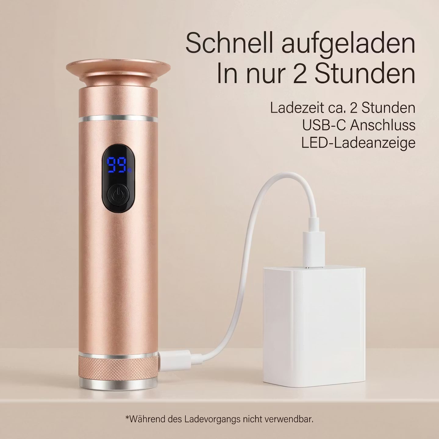 Elektrische eeltverwijderaar voor voeten - oplaadbaar pedicurehulpmiddel met verwisselbare opzetstukken