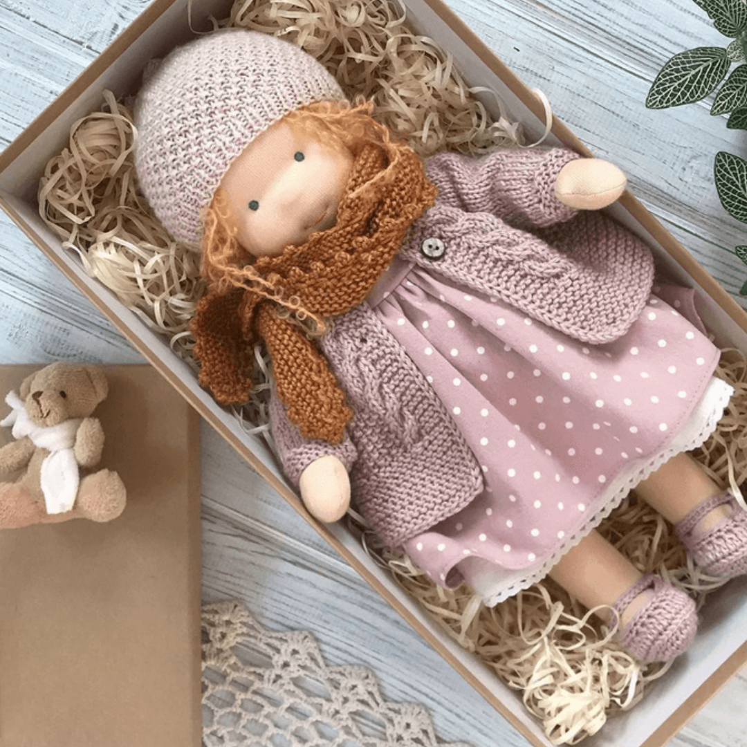 Doll Handmade Gentle Plush Waldorf Toy