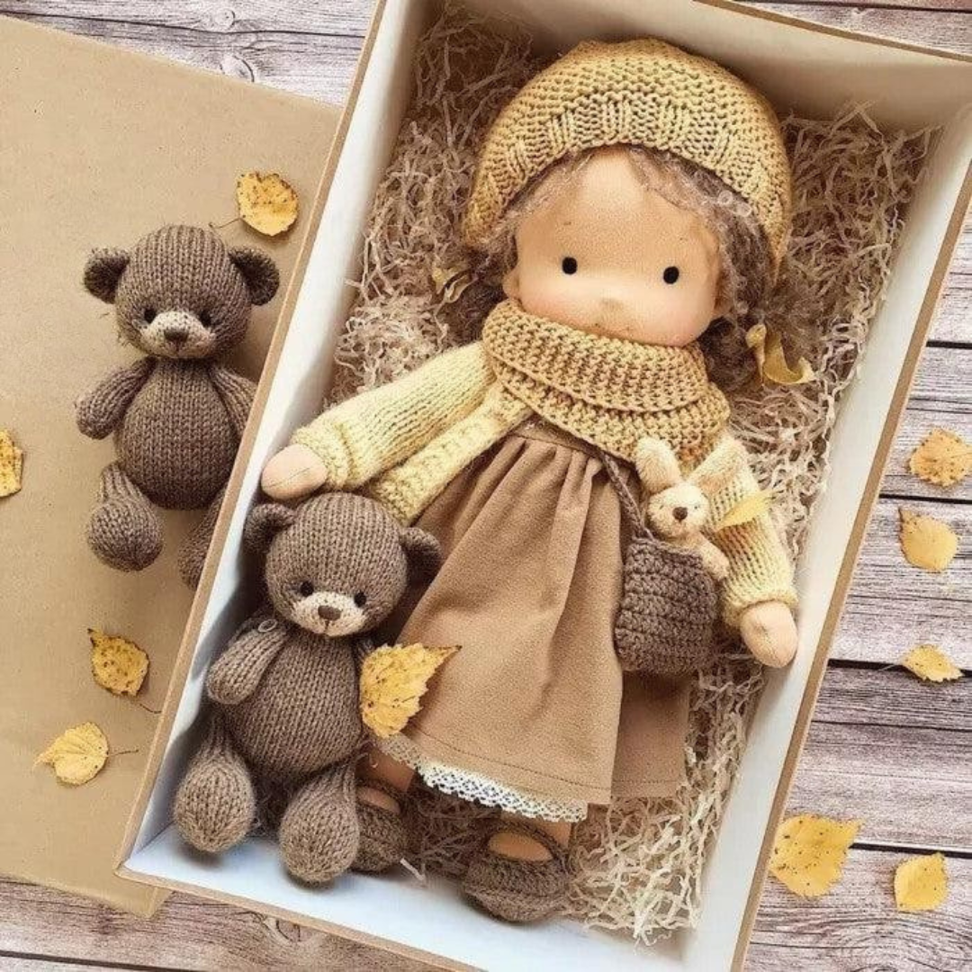 Doll Handmade Gentle Plush Waldorf Toy