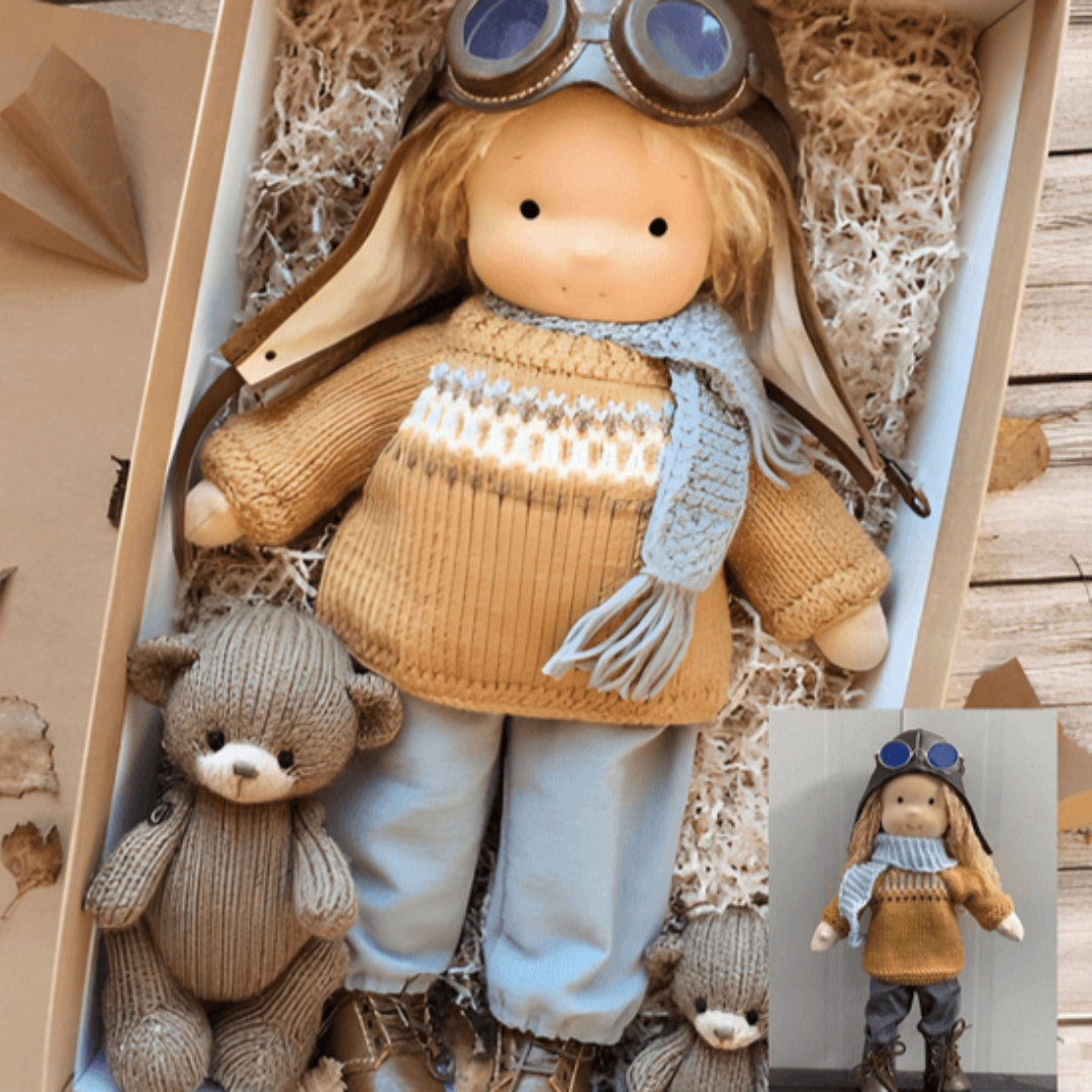 Doll Handmade Gentle Plush Waldorf Toy