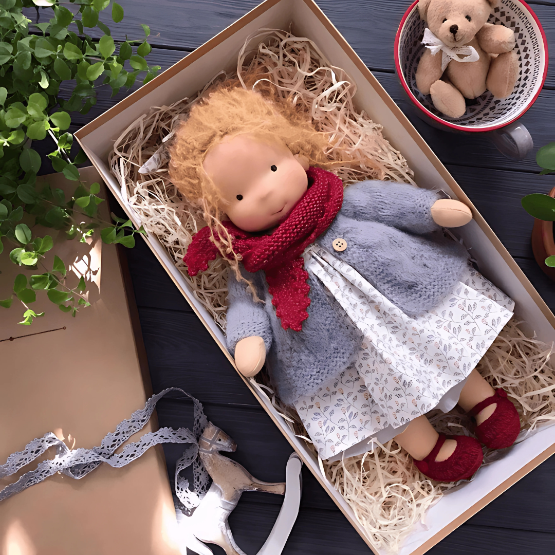 Doll Handmade Gentle Plush Waldorf Toy