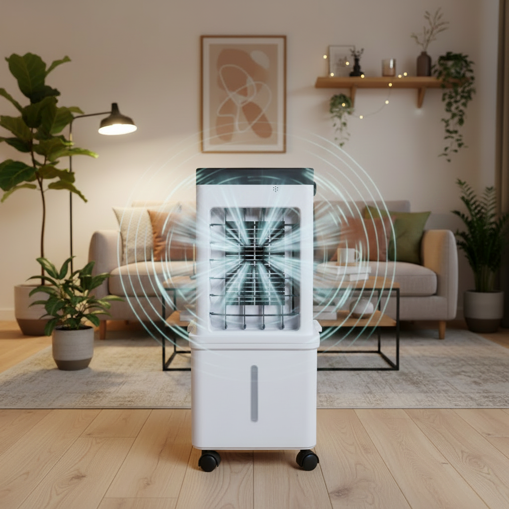 3-in-1 Portable Air Cooler – Cooling Fan & Dehumidifier