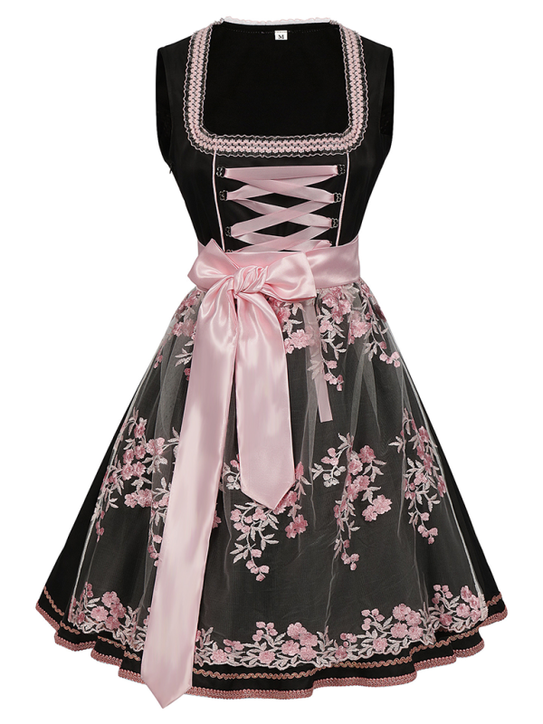 Dirndl für Damen mit Blumenmuster